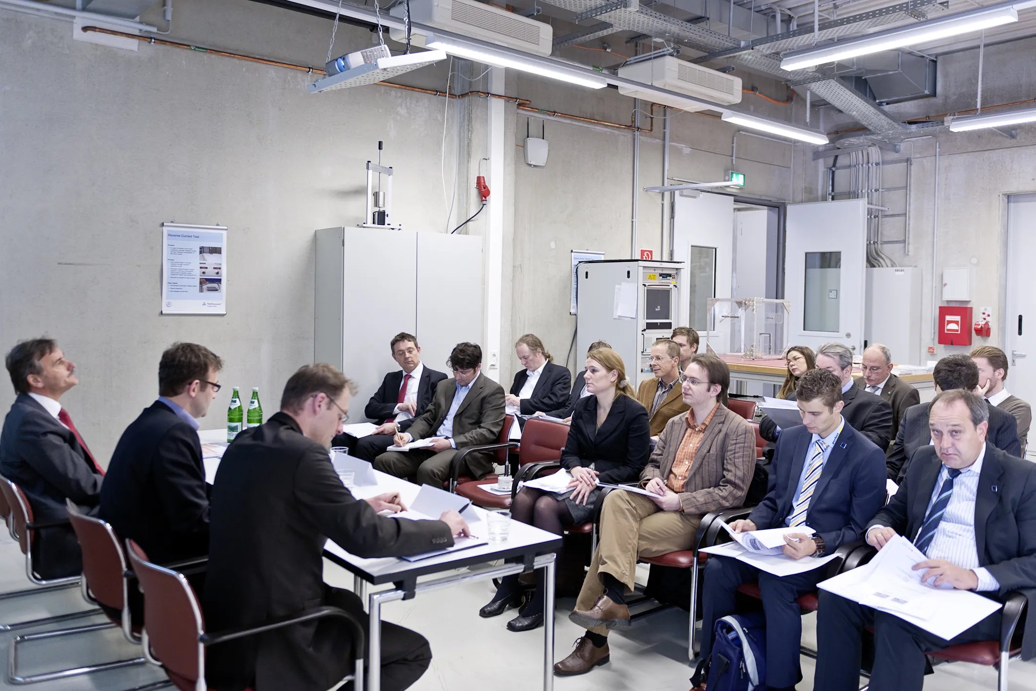 Pressevortrag bei TüV Rheinland