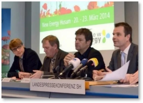 Vier Vortragende