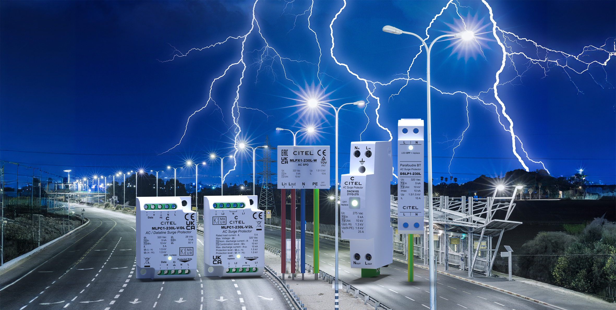 LED-Leuchten vor Überspannungen schützen - CITEL optimiert sein Produktsortiment